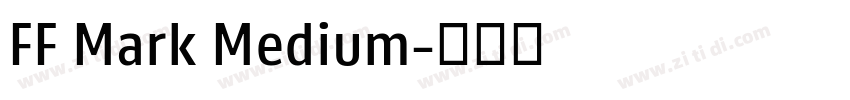 FF Mark Medium字体转换